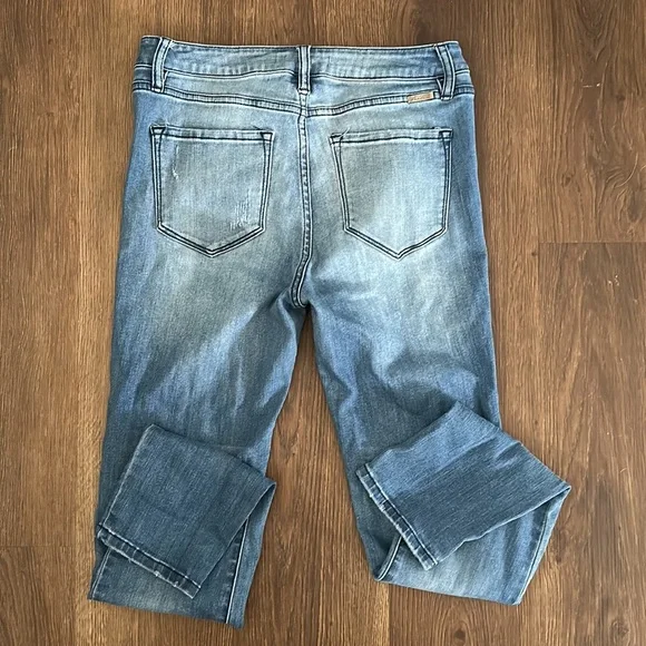 KanCan skinny rivet fly jeans - Picture 5 of 8